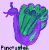 Penny Punctuation Peacock